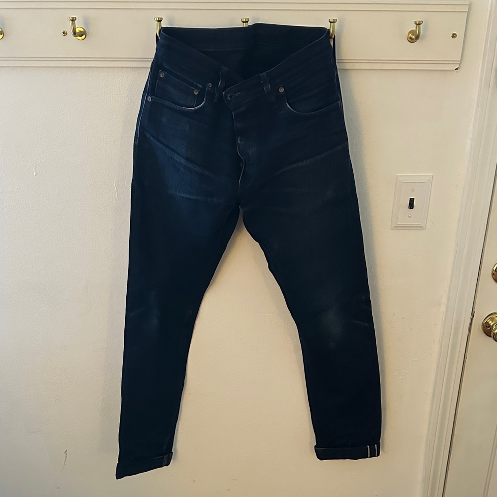 Left Field Denim x Blackblue Raw Denim Jeans Size 33 Made in the USA!!!